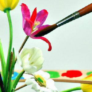 jak namalować kwiaty