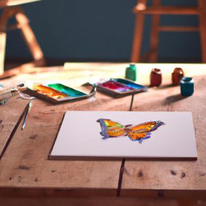 jak namalować motyla